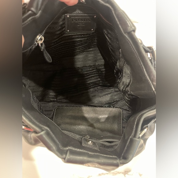 Authentic Prada Black Vintage Leather Hobo - Picture 11 of 16